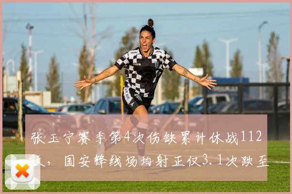张玉宁赛季第4次伤缺累计休战112天，国安锋线场均射正仅3.1次跌至中超倒数第三
